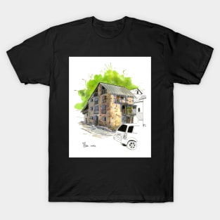 Sin, old village, Spanish Pyrenees T-Shirt